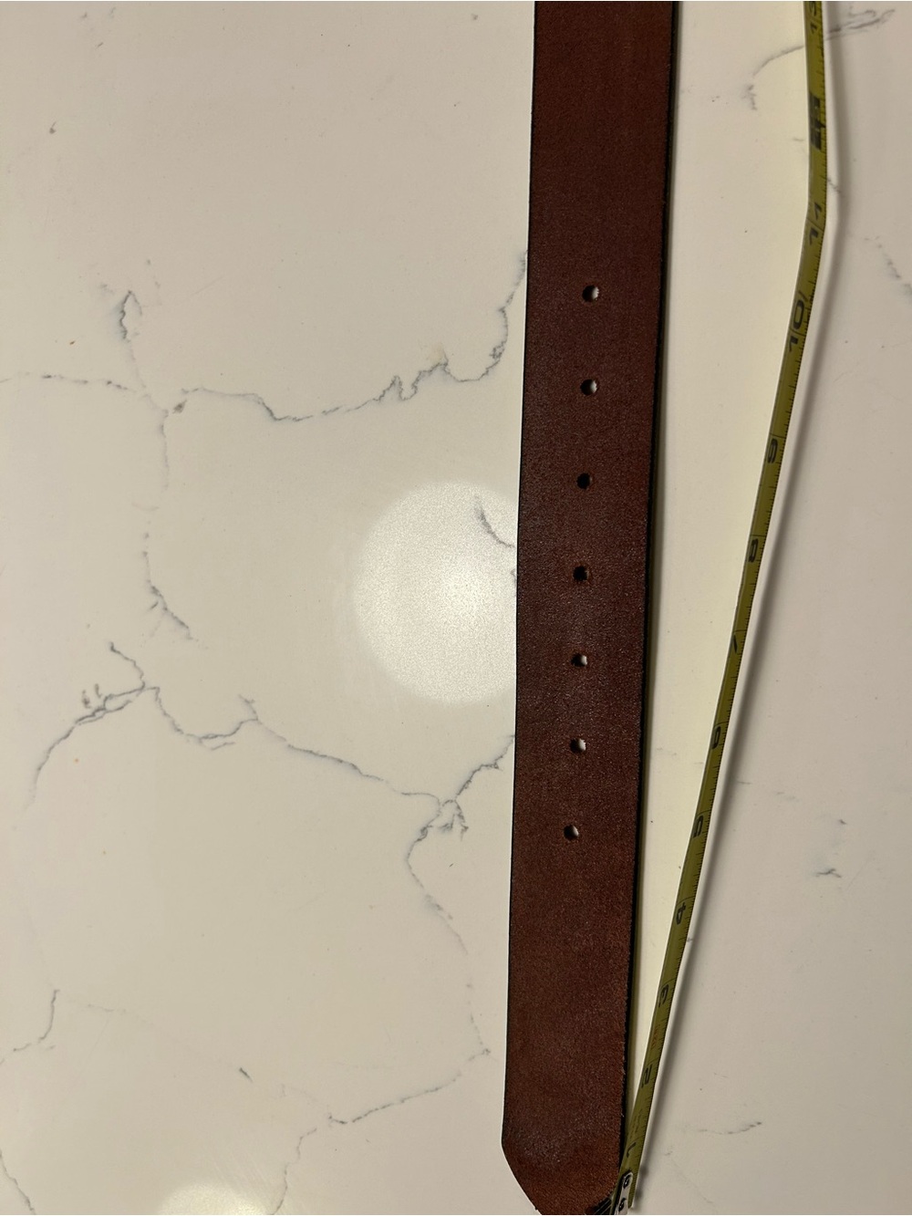Free People Brooklyn Brown Leather Belt with Silver Buckle - Picture 7 of 7